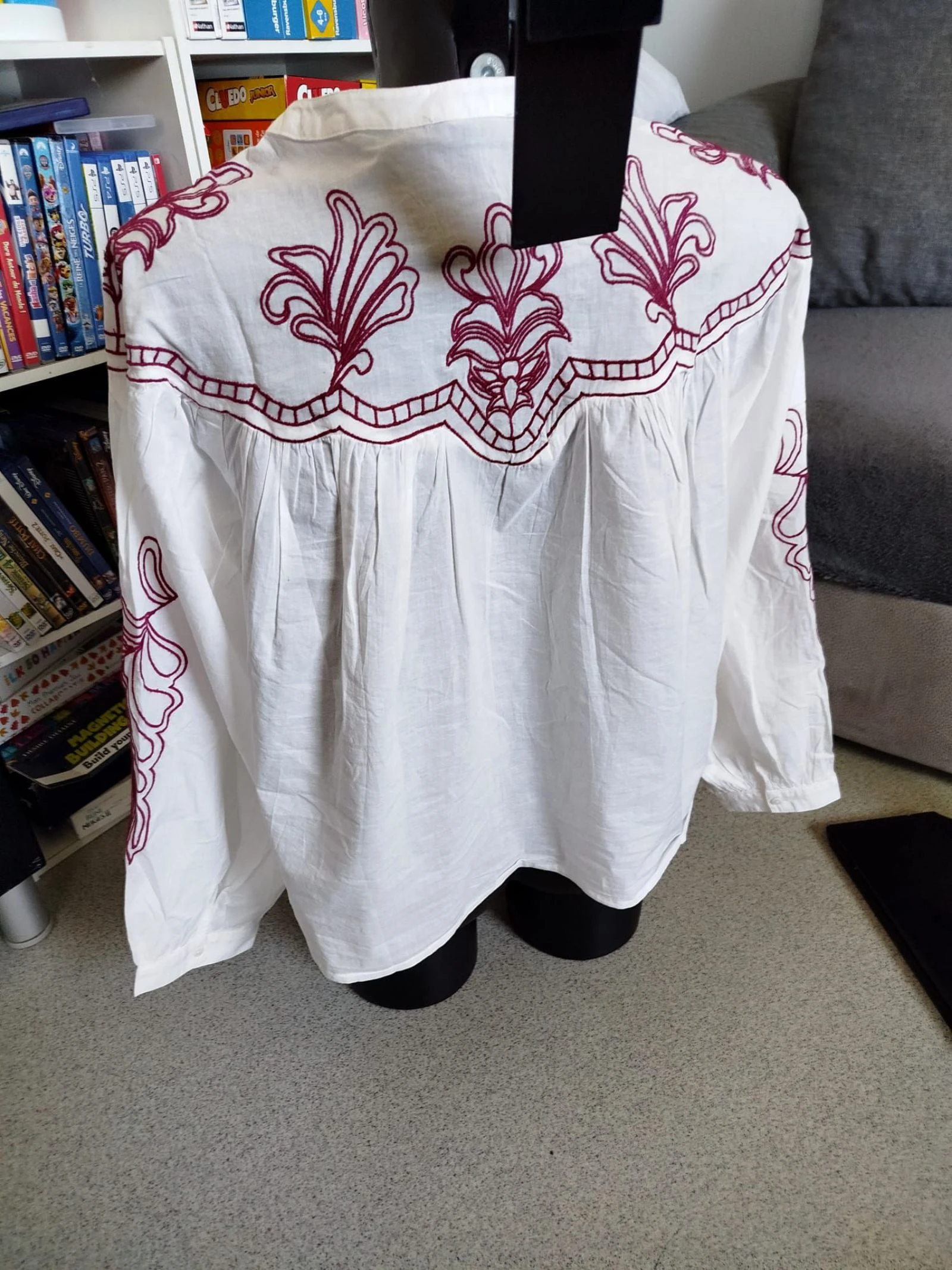 Etam embroidered shirt M – photo 4